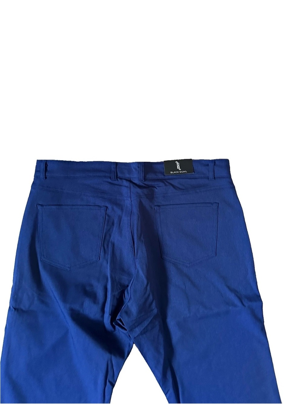 Black Quail 5-Pocket Hybrid Golf Performance Mid Rise Pants Azul Blue 36X32